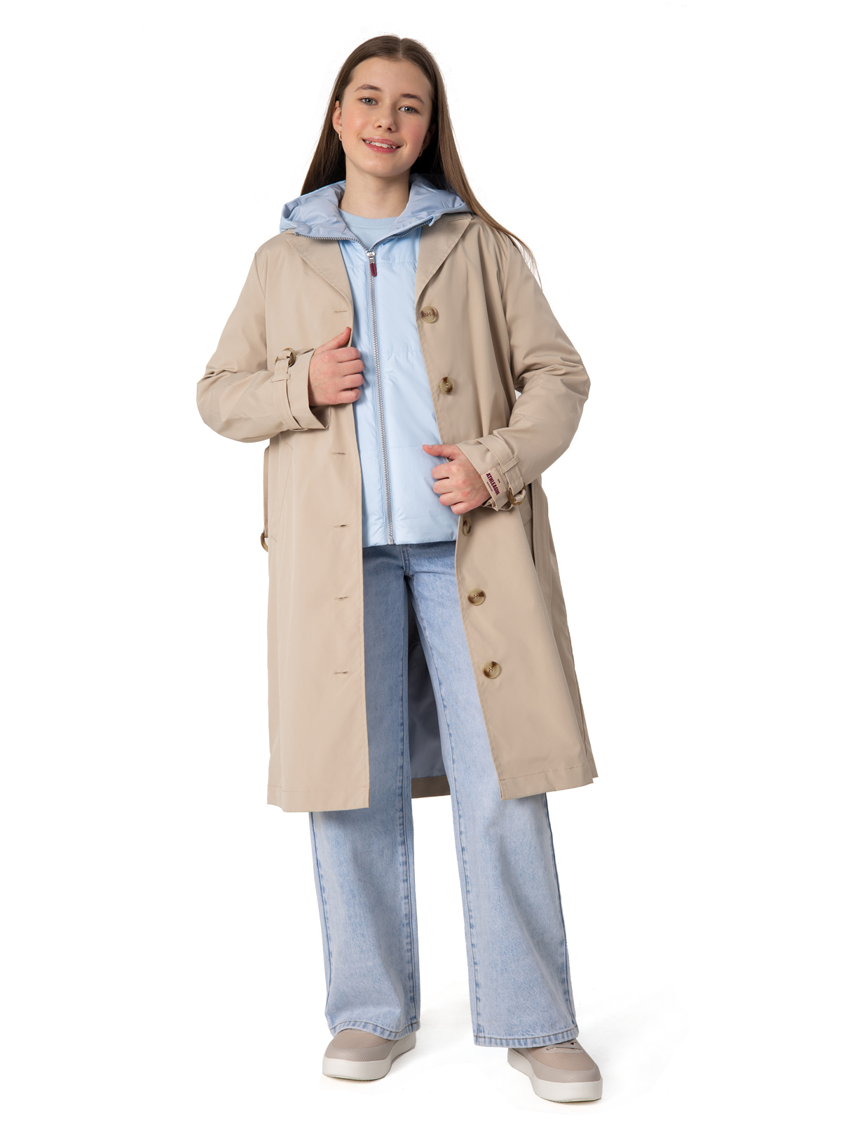 Плащ с жилеткой 2-в-1 артикул:NJGCK07-T0-3