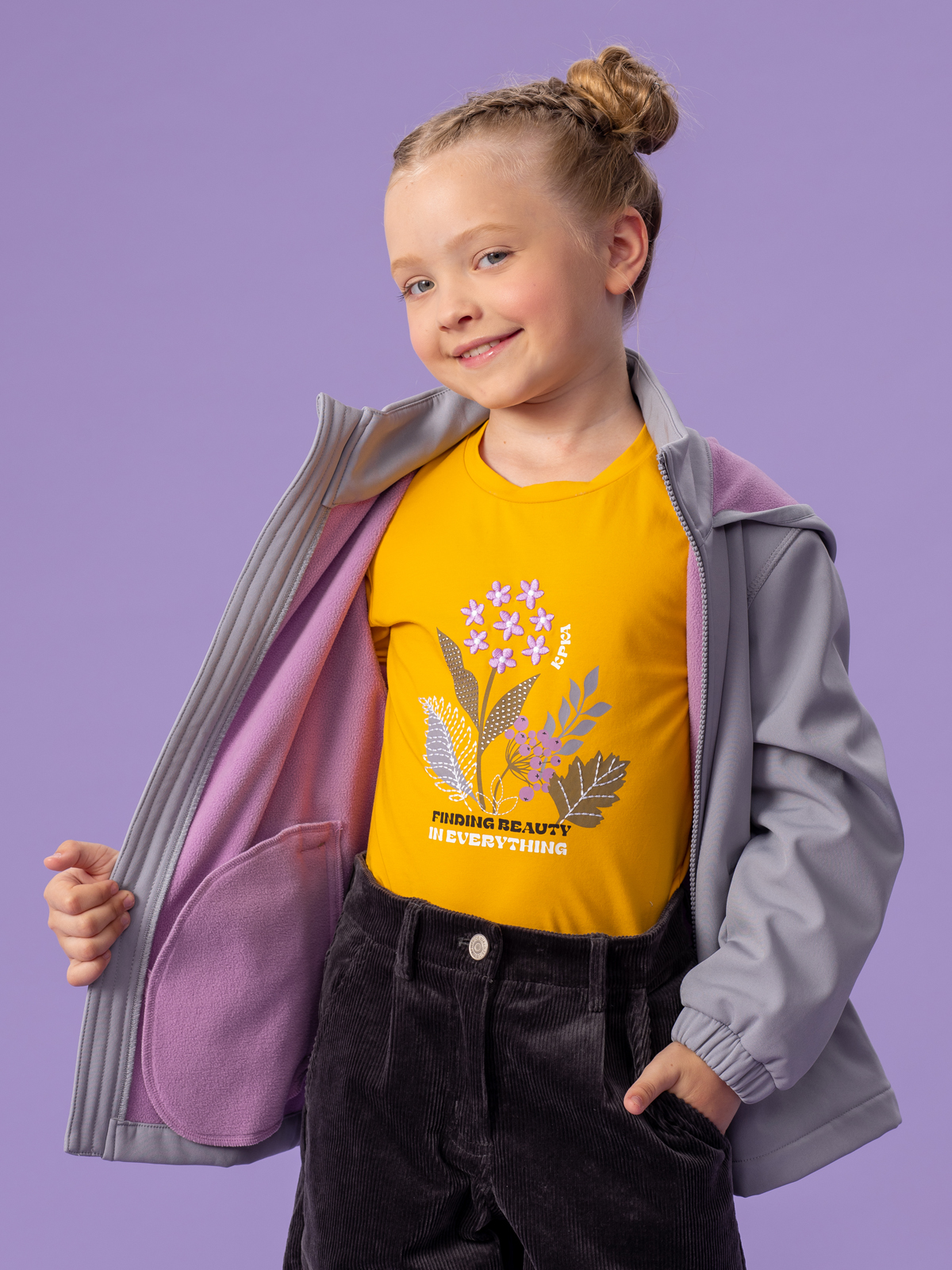 Куртка демисезонная, софтшелл артикул:OKGCK13-91-4