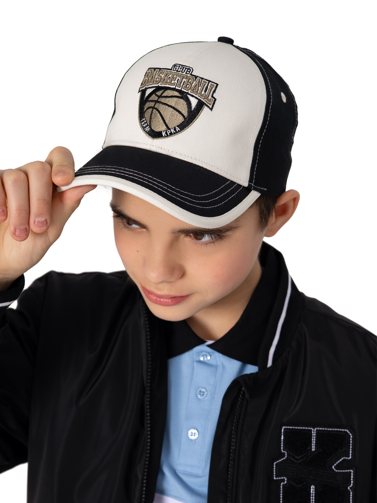 Бейсболка артикул:BCAP-2007-BW-3