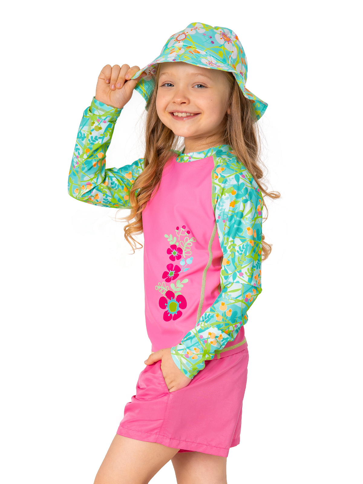 Лонгслив купальный UPF артикул:UVGL01-KQ-1