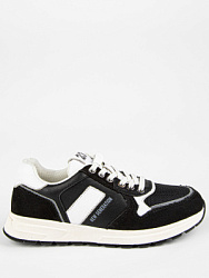 241008-1 Полуботинки (черный-белый) 35-39 (5 пар)