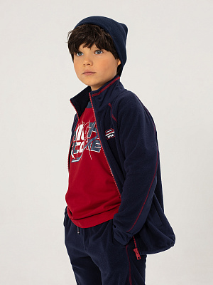 OKBCJ01-Z4 Толстовка флисовая(синий) 92-128(92/98/104/110/116/122/128)