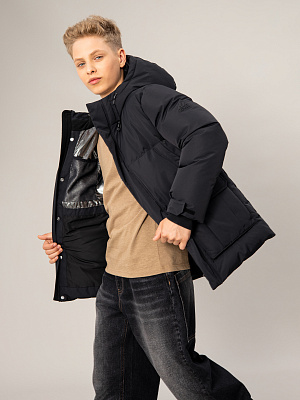 OJBCK11-99 Куртка зимняя(черный) 134-170(134/140/146/152/158/164/170)