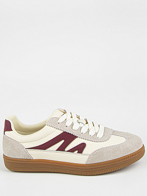 241025к-2 Полуботинки (бежевый-красный) 35-39 (5 пар)