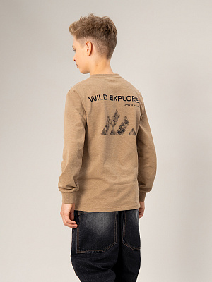 OJBCL03-T1 Лонгслив(бежевый) 134-170(134/140/146/152/158/164/170)