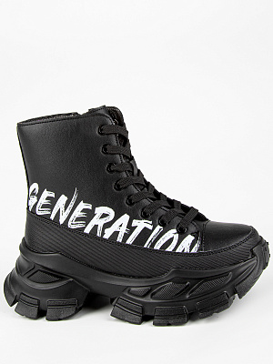 54582ук-1 Ботинки (черный) 36-40 (5 пар)