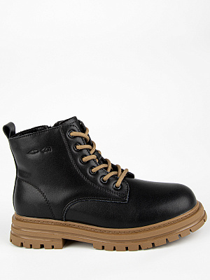 53610ук-20 Ботинки (черный-бежевый) 28-35 (8 пар)