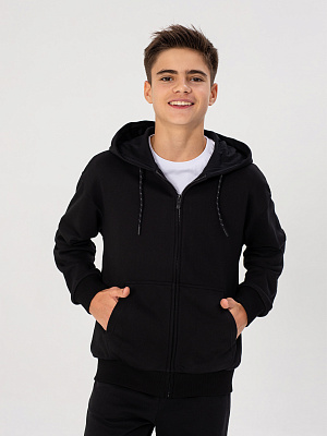 BBJ02J-99 Толстовка(черный) 134-170(134/140/146/152/158/164/170)