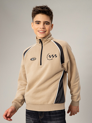 OJBCJ11-T1 Толстовка(бежевый) 134-170(134/140/146/152/158/164/170)