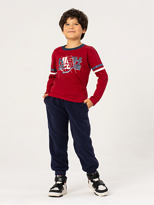 OKBCP09-Z4 Брюки флисовые(синий) 92-128(92/98/104/110/116/122/128)