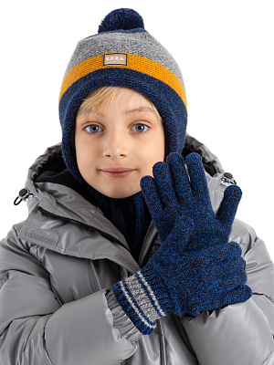 KWBAG02-Z4 Перчатки шерстяные (т.синий) one size ()