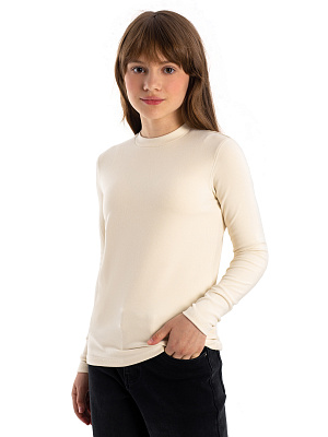 MJGCL03-01 Футболка с длинным рукавом(молочный) 134-164(134/140/146/152/158/164)