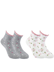 GKSC-2007-WA Носки 20-31 (20-22/23-25/26-28/29-31) белый/серый