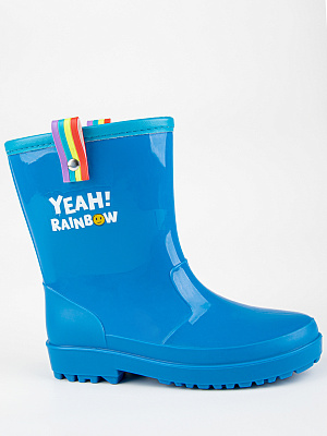 1605т Сапоги резиновые ПВХ (голубой) 28-35 (8 пар)