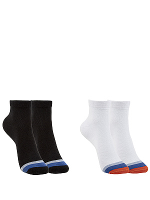 JKBAS07-WB Носки 29-41 (29-31/32-34/35-38/39-41) белый/черный