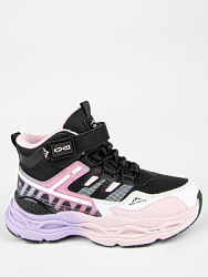 731203у-3 Ботинки (черный-розовый) 31-35 (5 пар)