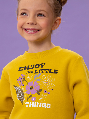 OKGCJ13-Y2 Свитшот(желтый) 92-128(92/98/104/110/116/122/128)