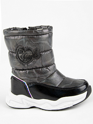 1681д-2 Сапоги (черный-серый) 26-30 (5 пар)