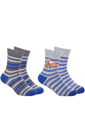 BKBAS02-AA Носки 20-28 () серый