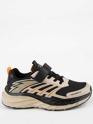 731200с-2 Обувь для активного отдыха (черный-бежевый) 33-37 (5 пар)