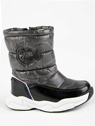 1681д-2 Сапоги (черный-серый) 26-30 (5 пар)