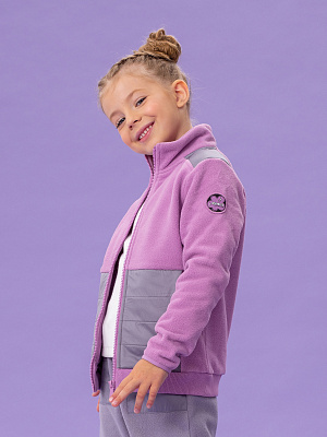 OKGCJ12-P1 Толстовка флисовая(лиловый) 92-128(92/98/104/110/116/122/128)