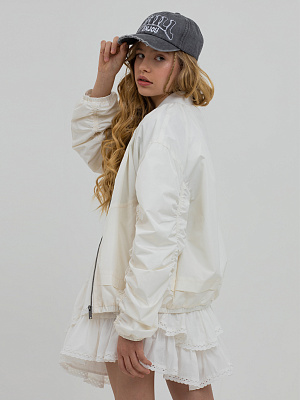 PJGCK02-01 Ветровка(белый) 134-170(134/140/146/152/158/164/170)