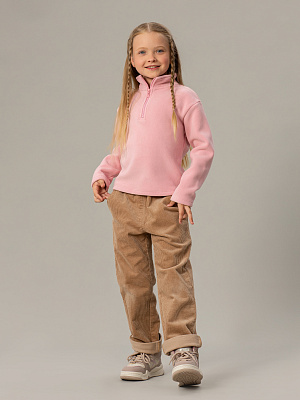 OKGCJ10-80 Толстовка флисовая(розовый) 92-128(92/98/104/110/116/122/128)